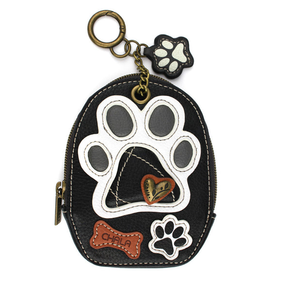 Mini Coin Purse Keychain - Pawprint