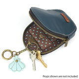 Mini Coin Purse Keychain - Sand Dollar