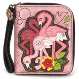 Zip Around Wallet - Flamingo Group