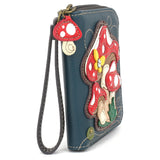 Zip Around Wallet - Mushrooms