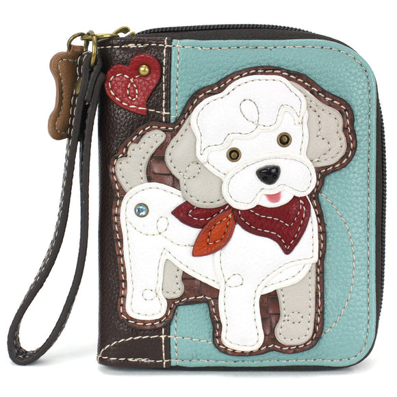 Zip Around Wallet - Poodle A