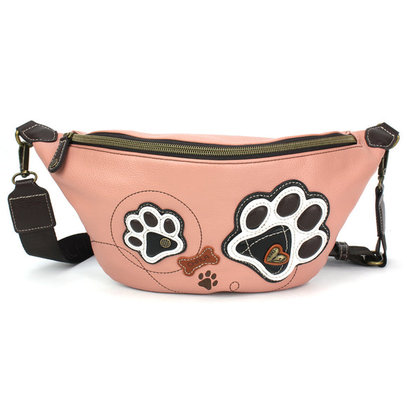 Fanny Pack / Crossbody sling bag - Pawprint