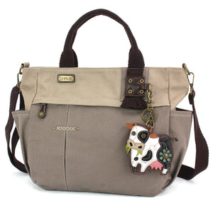 Multi Pocket Tote - Cow