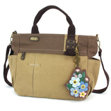 Multi Pocket Tote - Forget Me Not