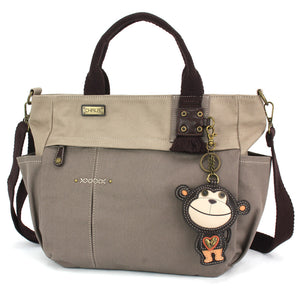 Multi Pocket Tote - Monkey