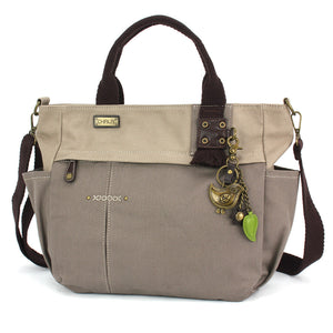 Multi Pocket Tote - Metal Charming Bird