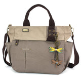 Multi Pocket Tote - Mini Keychain Dragonfly Yellow