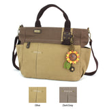 Multi Pocket Tote - Mini Keychain Sunflower