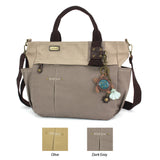 Multi Pocket Tote - Mini Keychain Turtle