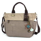 Multi Pocket Tote - Mini Keychain Turtle