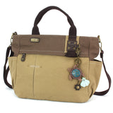 Multi Pocket Tote - Mini Keychain Turtle