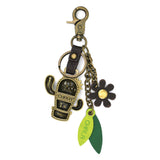 Metal Charming Keychain - Cactus