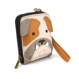 Cute-C - Credit Card Holder / Wallet Wristlet - Bulldog