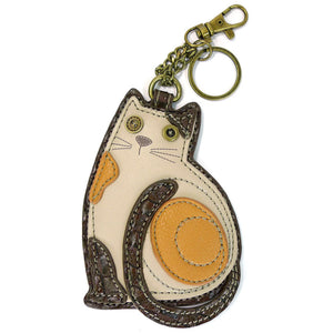 LaZzy Cat - Key Fob/Coin Purse