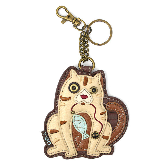 Silly Cat - Key Fob/Coin Purse