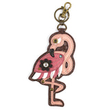 Flamingo - Key Fob / Coin Purse