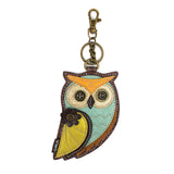 Owl A- Key Fob / Coin Purse