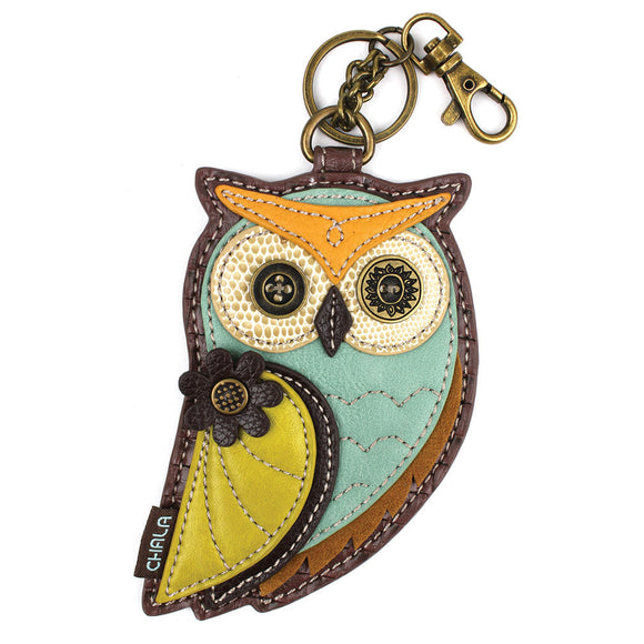 Owl A- Key Fob / Coin Purse