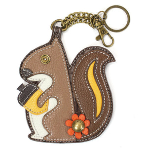 Squirrel Key Fob/Coin Purse