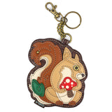 Key Fob/Coin Purse - Squirrel A