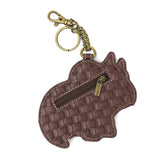Coin Purse / Key Fob - Triceratops