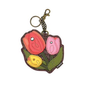 Coin Purse / Key Fob - Tulip