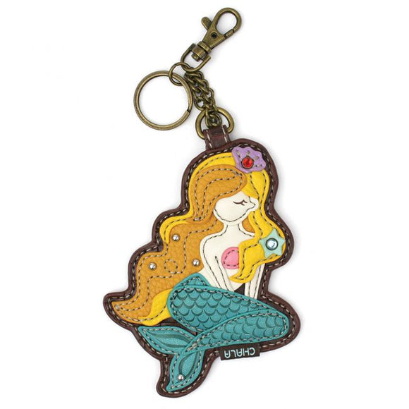 Mermaid A - Key Fob/Coin Purse
