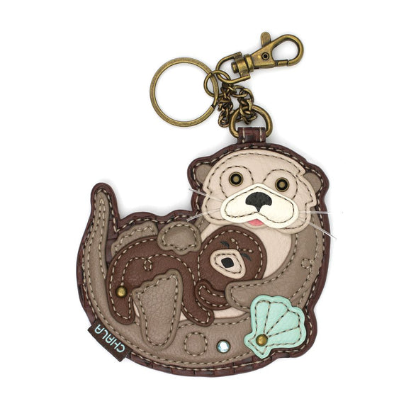 Key Fob/Coin Purse - Otters