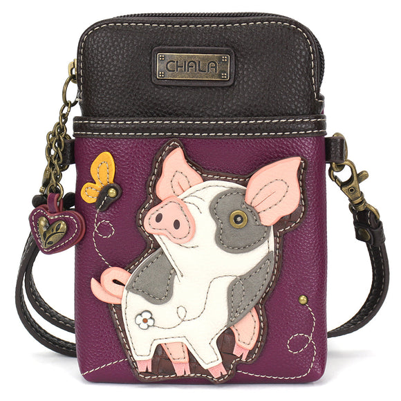 Cellphone Xbody - Spotted Pink Pig