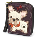 Zip Around Wallet - French Bulldog