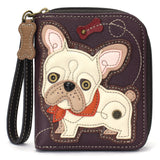 Zip Around Wallet - French Bulldog