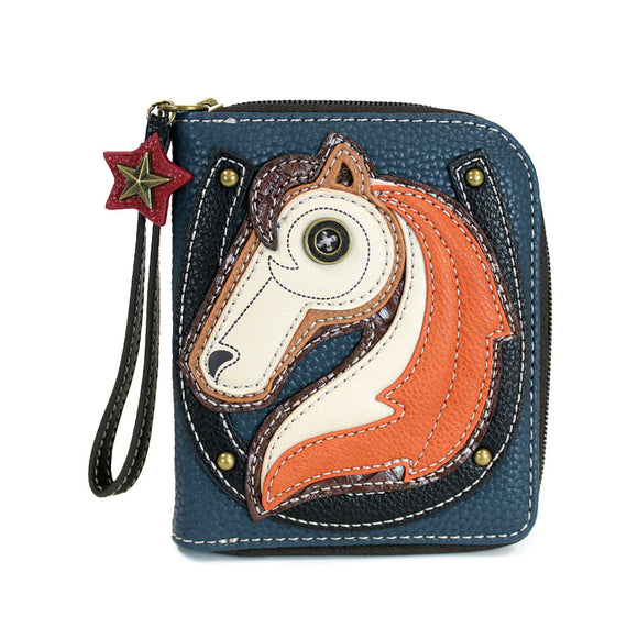 Chala Horse - Zip Around Wallet