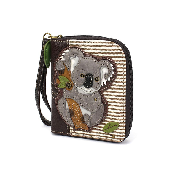 Zip-Around Wallet - Koala
