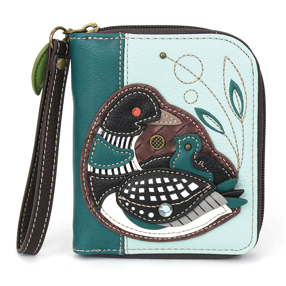 Loon Bird - Zip Around Wallet
