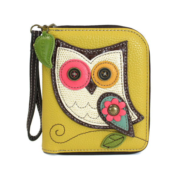 Hoohoo Owl - Zip Around Wallet