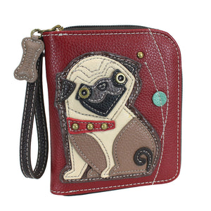 Pug - Zip Around Wallet
