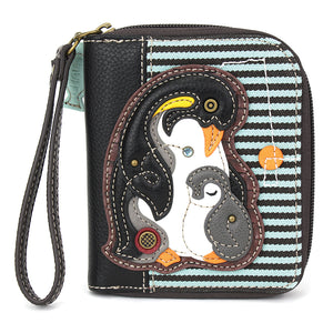 Ocean Penguin - Zip Around Wallet