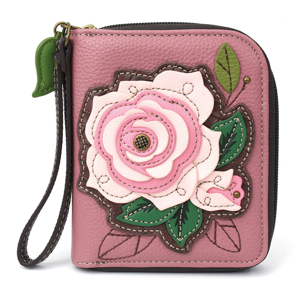 Rose - Zip Around Wallet
