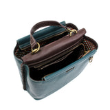 Charming Satchel - Pawprint Teal