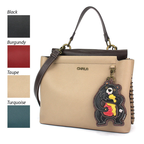 Charming Satchel - Black Bear