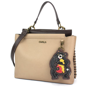 Charming Satchel - Black Bear