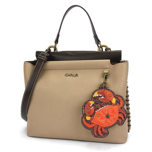 Charming Satchel - Crab Orange