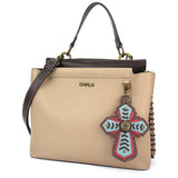 Charming Satchel - Chevron Cross