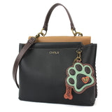 Charming Satchel - Pawprint Teal