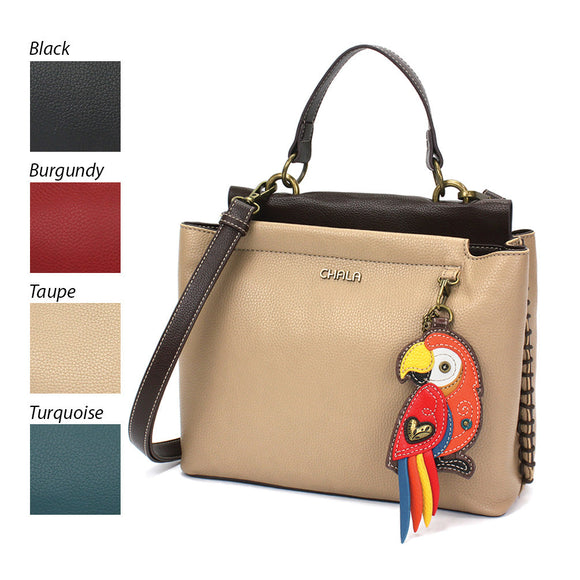 Charming Satchel - Red Parrot