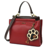 Charming Satchel - Pawprint Ivory