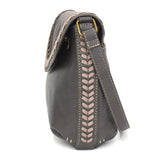 Braided Boho Crossbody - Metal Charming Cactus