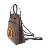 Convertible Backpack Purse - Sunflower