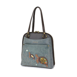 Convertible Backpack Purse - Turtle