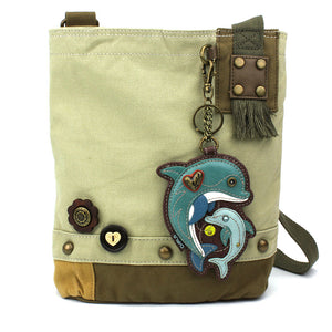 Patch Crossbody - Dolphin